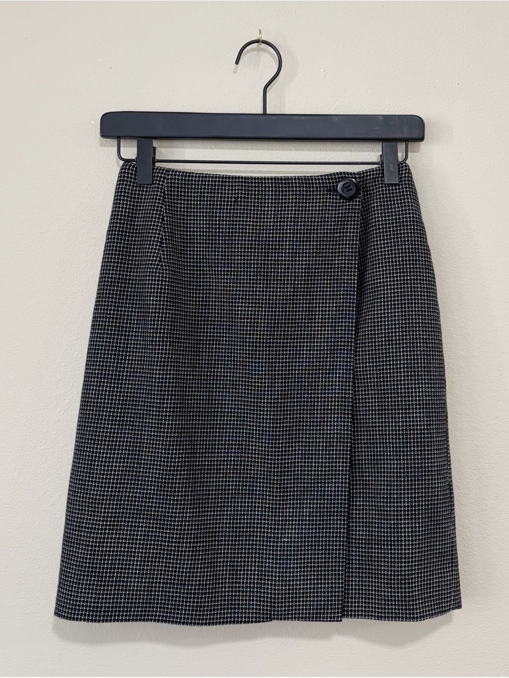 Vintage KGR Size 4 Wool Wrap Mini Skirt